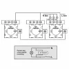 Maclean MCE712B Interruptor de luz táctil, doble (conmutado/cruce), negro