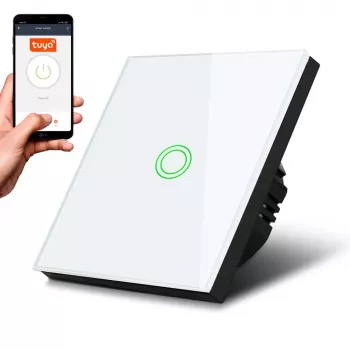 Interruptor de luz táctil Wi‑Fi inteligente MACLEAN MCE715W — control táctil, conectividad Wi‑Fi