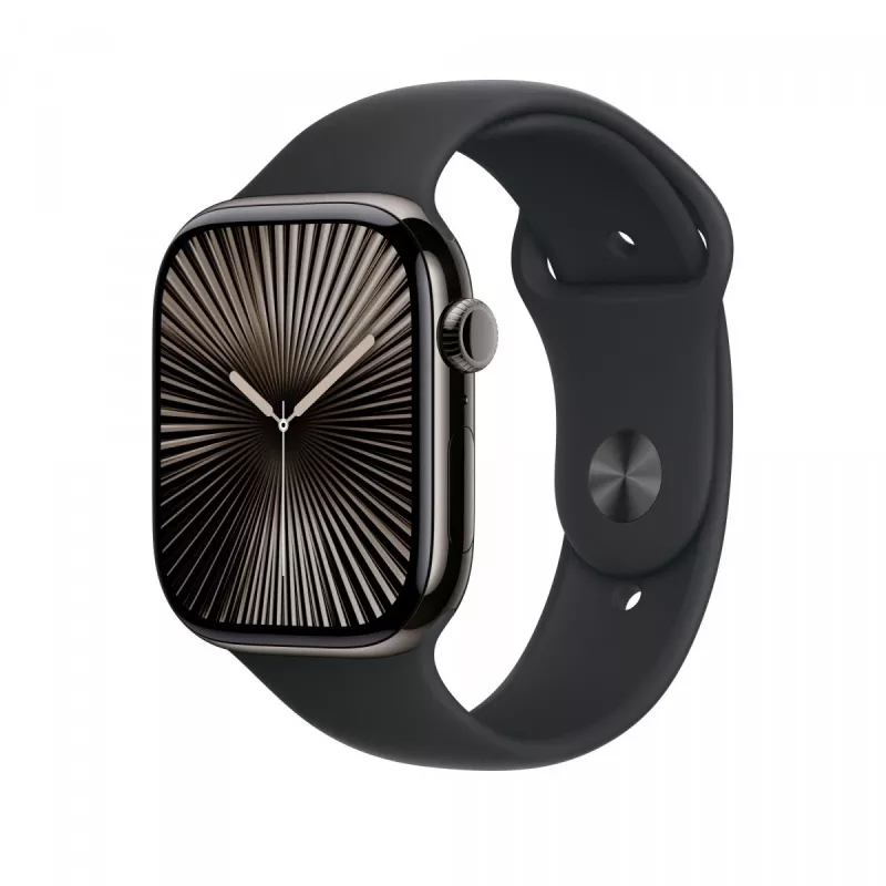 Correa para Apple Smartwatch MXM53ZM/A — fluoroelastómero, negra, muñeca 195–245 mm