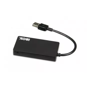 Hub de interfaz iBox IUH3F56 USB 3.2 Gen 1 (3.1 Gen 1) Type-A 5000 Mbit/s Negro
