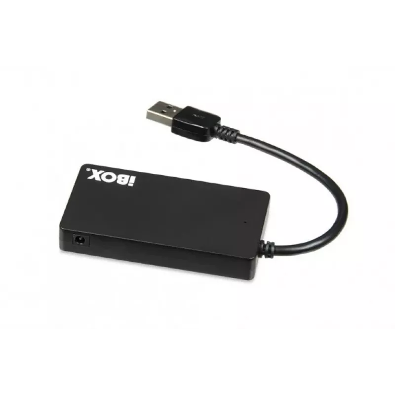 Hub de interfaz iBox IUH3F56 USB 3.2 Gen 1 (3.1 Gen 1) Type-A 5000 Mbit/s Negro