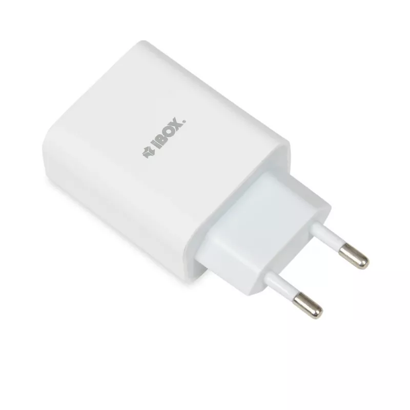 Cargador de interior iBox C-36 Universal Blanco carga rápida USB