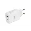 Cargador de interior iBox C-36 Universal Blanco carga rápida USB