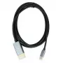 Adaptador de cable de vídeo IBOX ITVCDP4K USB Type-C a DisplayPort 1,8 m Negro