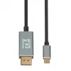 Adaptador de cable de vídeo IBOX ITVCDP4K USB Type-C a DisplayPort 1,8 m Negro