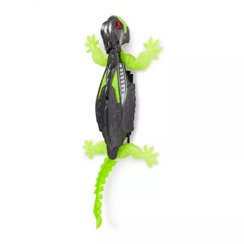 HEX BOTS | Robot RC gecko trepador de pared interactivo de juguete | Verde/Gris