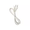 Cable de alimentación Gembird PC-184/2-W — 1,8 m, conector macho Type-C a conector hembra C8, blanco