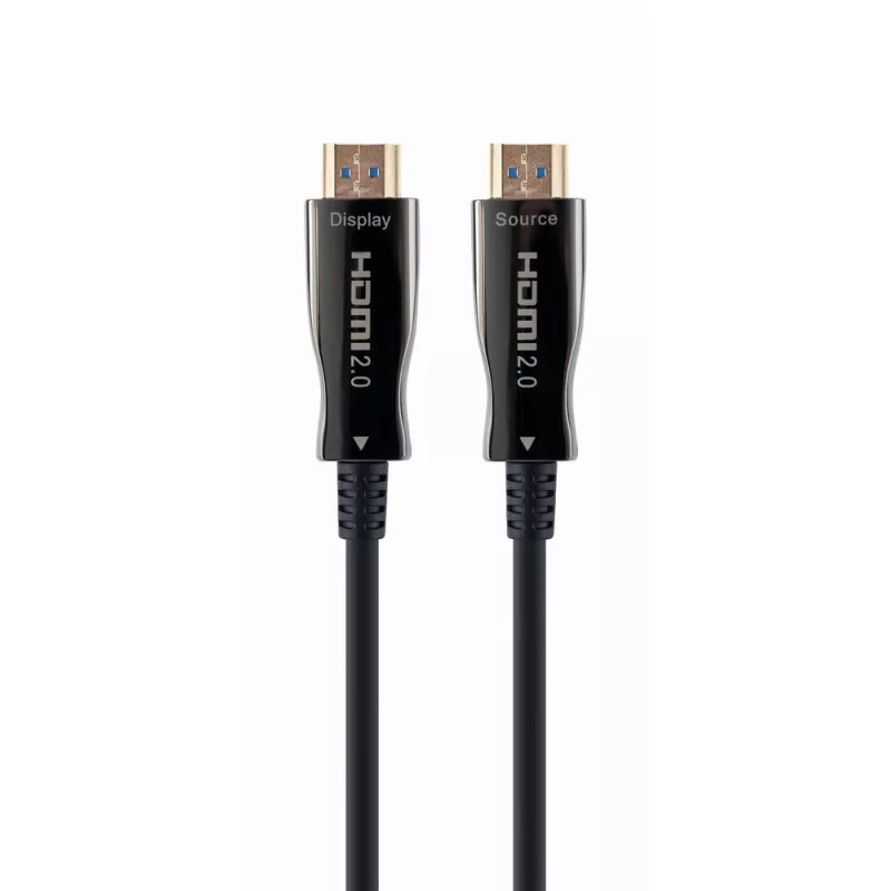 Cable HDMI Gembird CCBP-HDMI-AOC-50M-02 50 m, HDMI tipo A, HDMI 2.0, 18 Gbit/s, negro
