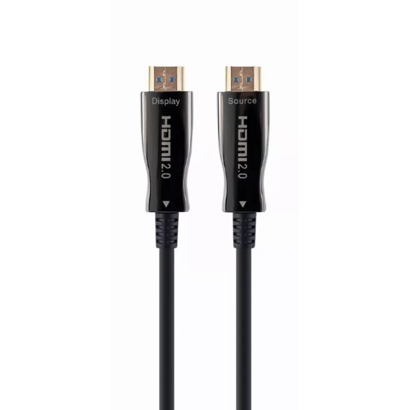 Cable HDMI Gembird CCBP-HDMI-AOC-50M-02 50 m, HDMI tipo A, HDMI 2.0, 18 Gbit/s, negro