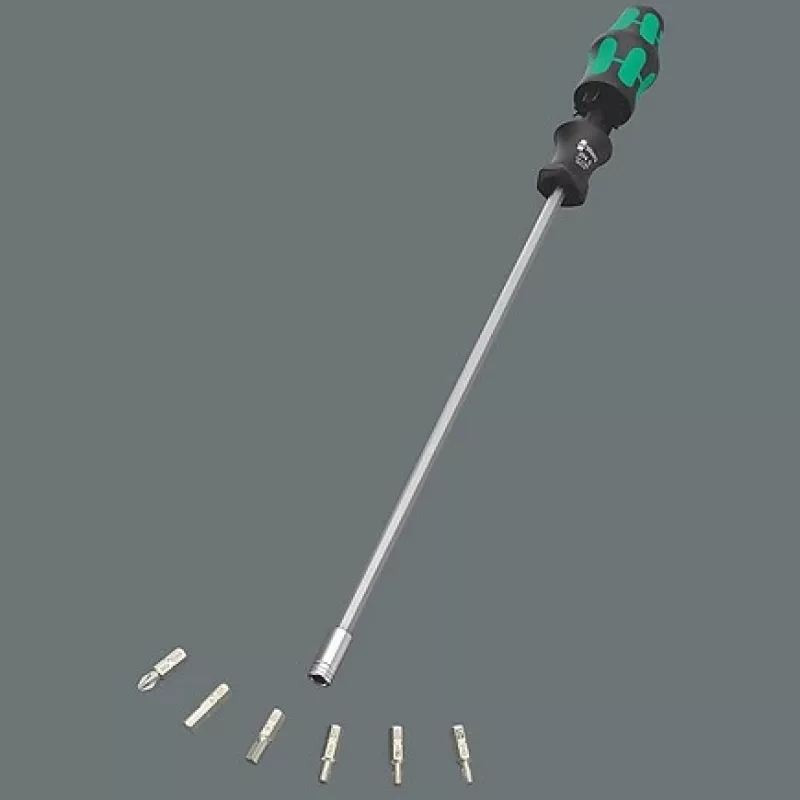 Destornillador Wera Kraftform compact 27 XL SHK 1 para bits de fontanería 1/4 300 mm (05136075001)