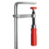 Abrazadera Bessey GTR12 — apertura 12 cm, acero inoxidable, roja, fuerza de sujeción 244,73 kg
