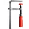 Abrazadera Bessey GTR12 — apertura 12 cm, acero inoxidable, roja, fuerza de sujeción 244,73 kg