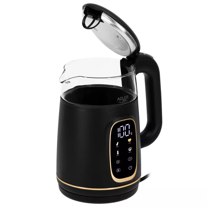 ADLER AD 1305 Hervidor negro-dorado