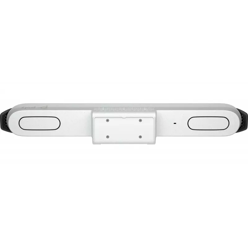 HP POLY POLY Studio X52 All‑In‑One Video Bar — 4K UHD, 30 fps, campo de visión de 95°, zoom digital de 5 aumentos, Wi‑Fi, Bluetooth, Android, Blanco