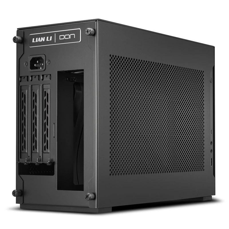 Caja Mini-ITX Lian Li A4-H2O X4, cable riser PCIe 4.0 – Negra (A4-H2O X4) | ITwork
