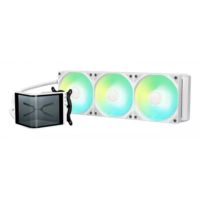 Ventilador líquido para CPU TRYX PANORAMA SE ARGB 360 con pantalla 3D-AMOLE, radiador de 360 mm