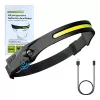 Linterna frontal Superfire HL65 120 lm USB-C recargable – luz LED manos libres