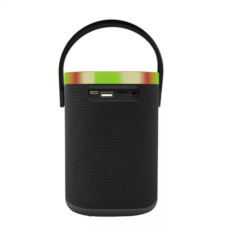 Altavoz portátil GEMBIRD SPK-BT-LED-06, Bluetooth, LED integrado, batería recargable