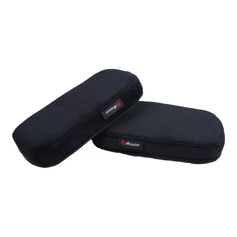 Set de almohadillas Arozzi AZ-MFPAD espuma viscoelástica negro 2 uds.