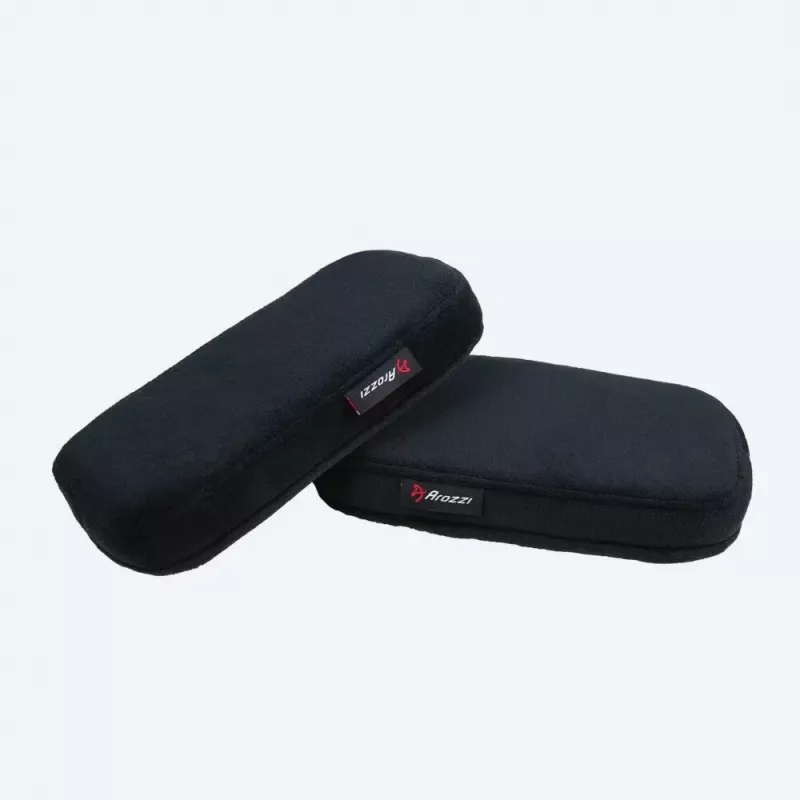 Set de almohadillas Arozzi AZ-MFPAD espuma viscoelástica negro 2 uds.