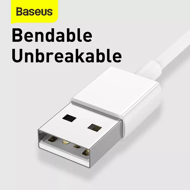 Cable USB Baseus Superior USB 2.0 1,5 m USB A USB C/Micro USB A/Lightning blanco