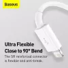 Cable USB Baseus Superior USB 2.0 1,5 m USB A USB C/Micro USB A/Lightning blanco