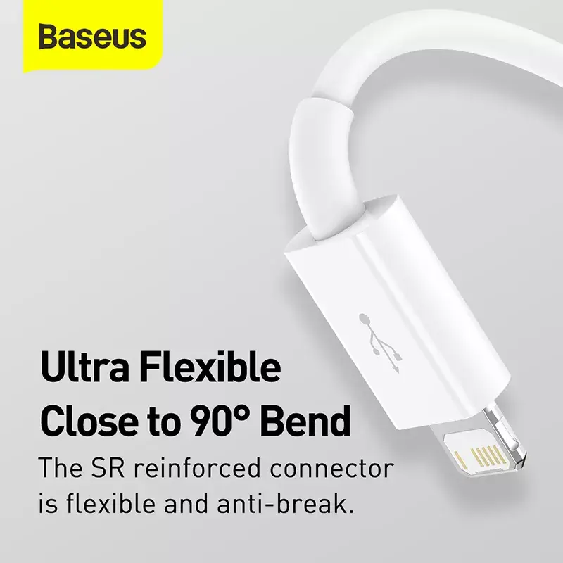 Cable USB Baseus Superior USB 2.0 1,5 m USB A USB C/Micro USB A/Lightning blanco