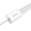 Cable USB Baseus Superior USB 2.0 1,5 m USB A USB C/Micro USB A/Lightning blanco