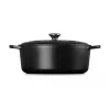 Le Creuset Signature Asadora negra oval 33 cm