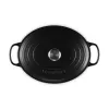 Le Creuset Signature Asadora negra oval 33 cm