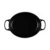 Le Creuset Signature Asadora negra oval 33 cm