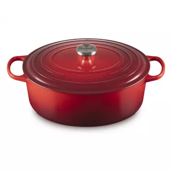 Le Creuset Signature Asadora oval cherry red 33 cm