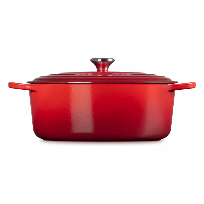Le Creuset Signature Asadora oval cherry red 33 cm