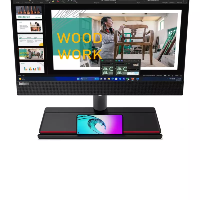 PC todo en uno Lenovo ThinkCentre M90a Gen 5 Intel Core i5 8GB 512GB Intel UHD Graphics Windows 11 Pro