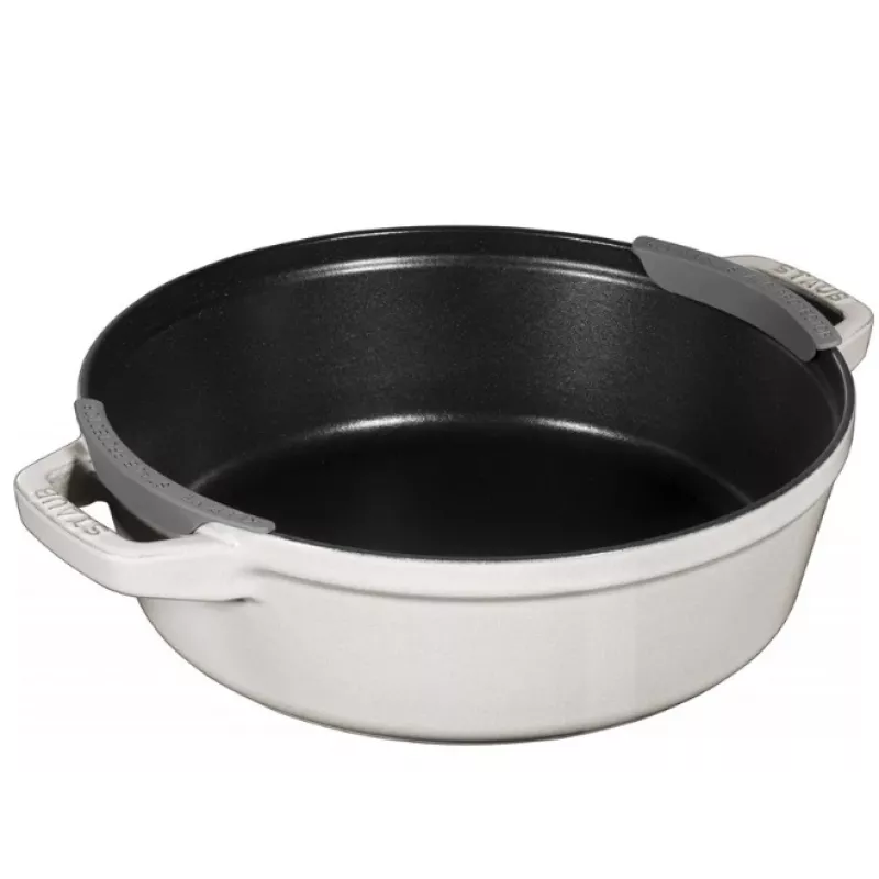 Staub La Cocotte 4,2 L olla de hierro fundido redonda para guisar y gratinar