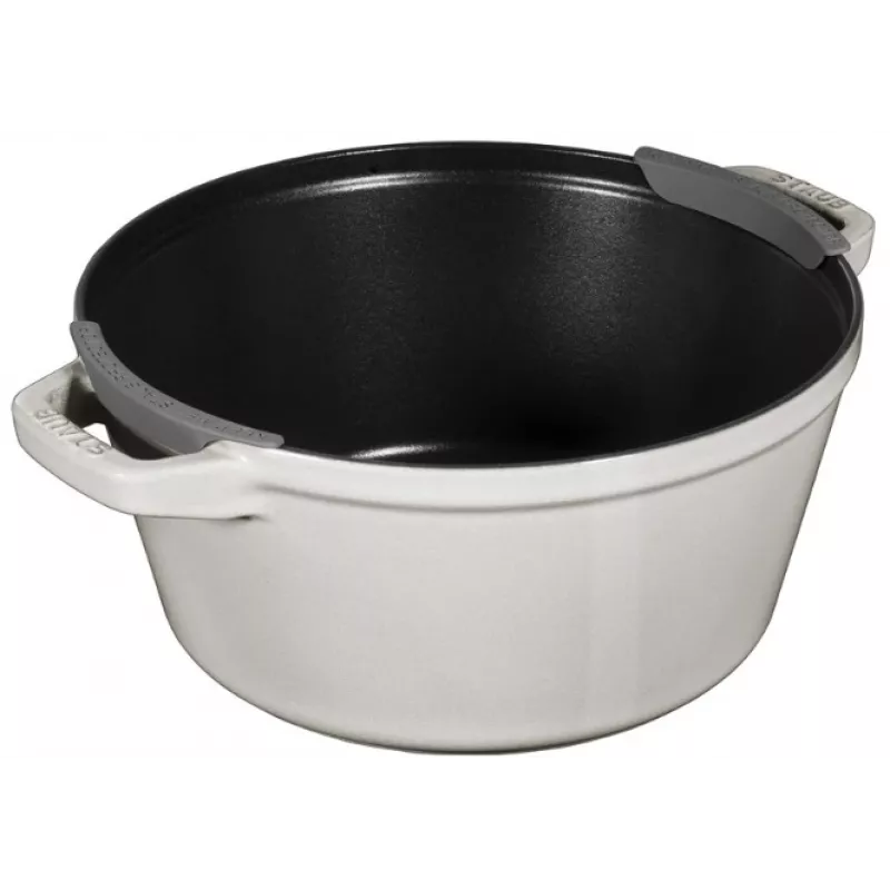 Staub La Cocotte 4,2 L olla de hierro fundido redonda para guisar y gratinar