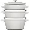 Staub La Cocotte 4,2 L olla de hierro fundido redonda para guisar y gratinar
