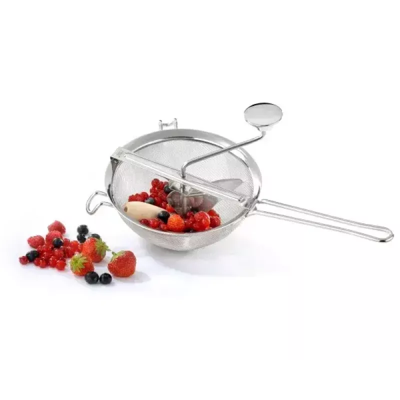 Colador de cocina GEFU FLEISSIGES LIESCHEN acero inoxidable redondo 199 mm