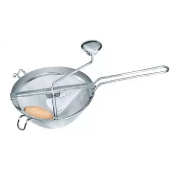 Colador de cocina GEFU FLEISSIGES LIESCHEN acero inoxidable redondo 199 mm
