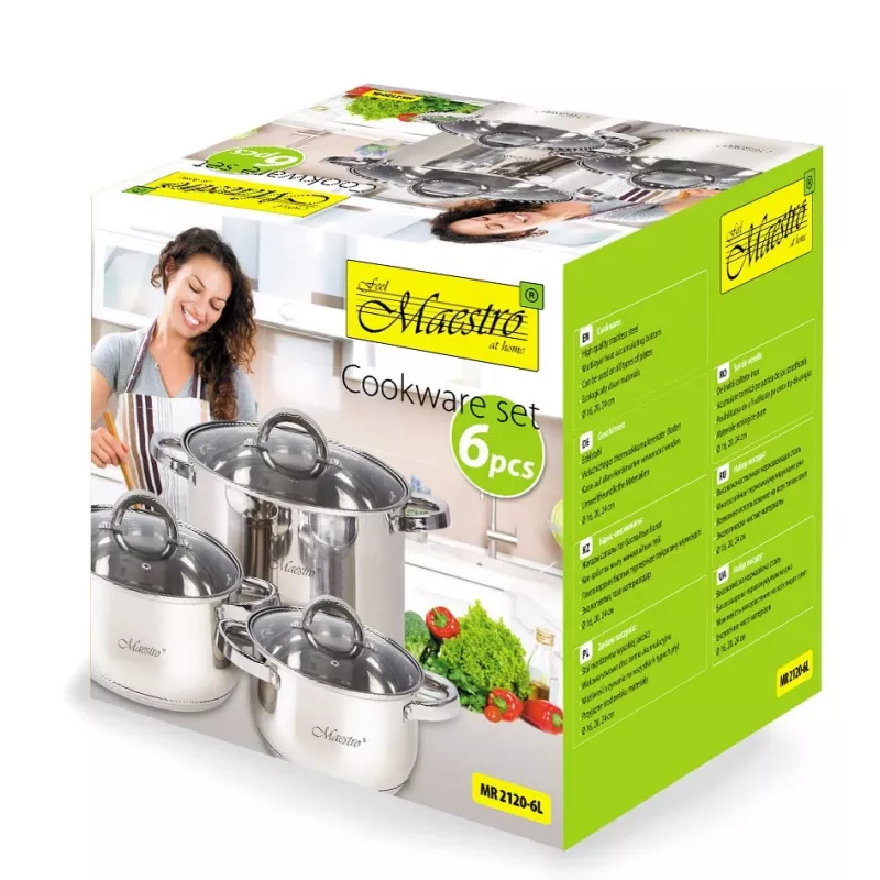 Maestro MR-2120-6L A set de 6 ollas
