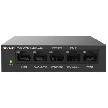 Router con cable Tenda G0-5G-PoE Gigabit Ethernet negro IPSec VPN