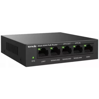 Router con cable Tenda G0-5G-PoE Gigabit Ethernet negro IPSec VPN