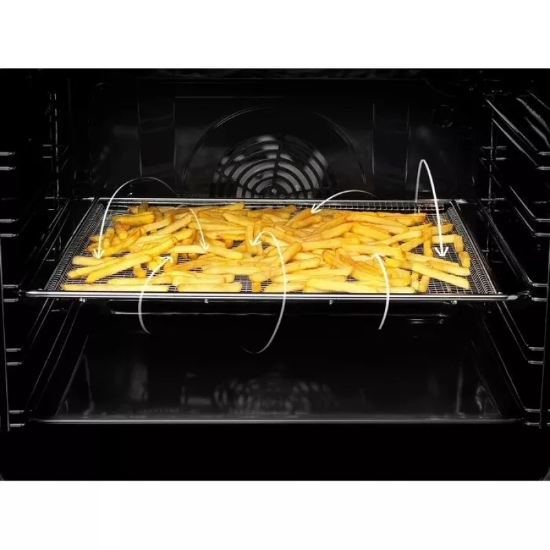 Bandeja para freidora de aire Electrolux E9OOAFWM rejilla de acero inoxidable 468×24 mm para hornos y freidoras de aire compatibles