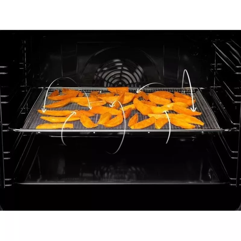 Bandeja para freidora de aire Electrolux E9OOAFWM rejilla de acero inoxidable 468×24 mm para hornos y freidoras de aire compatibles