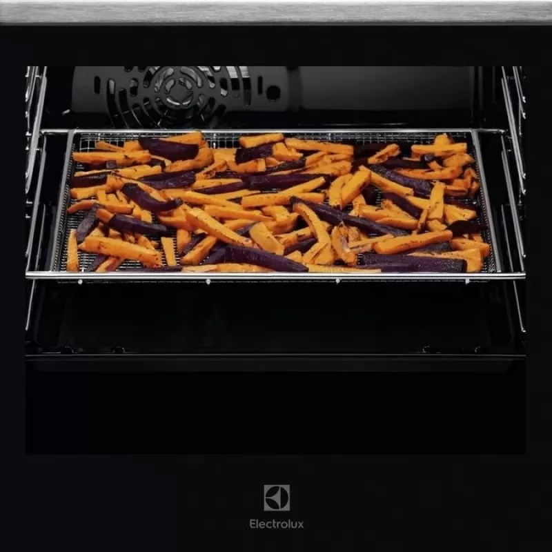 Bandeja para freidora de aire Electrolux E9OOAFWM rejilla de acero inoxidable 468×24 mm para hornos y freidoras de aire compatibles
