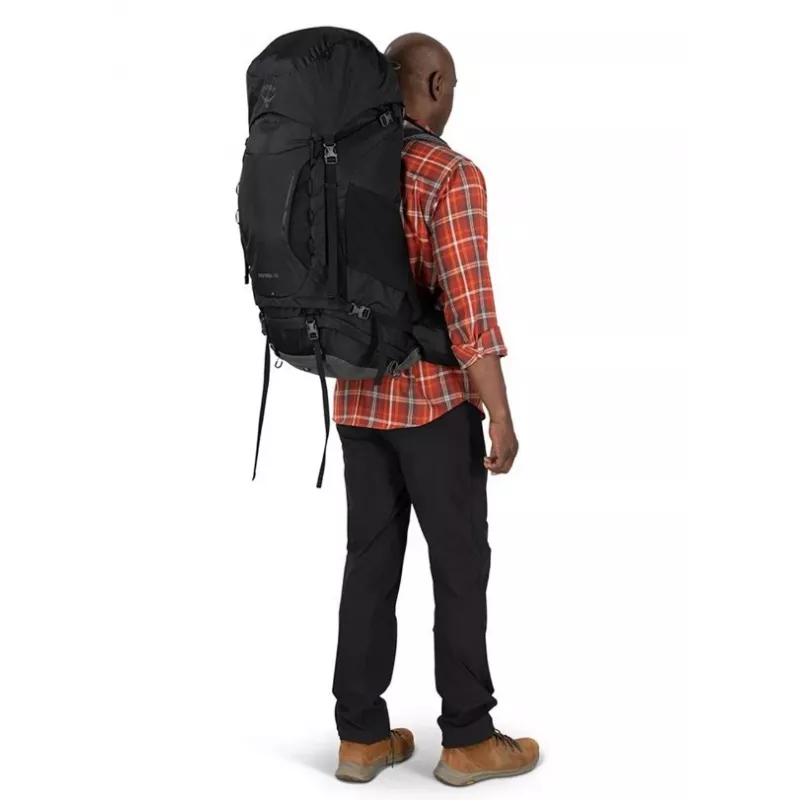 Mochila de trekking Osprey Kestrel 68 negro L/XL