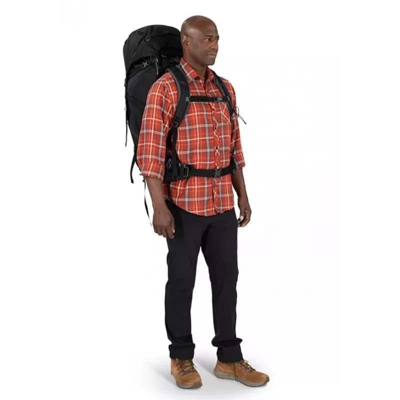 Mochila de trekking Osprey Kestrel 68 negro L/XL