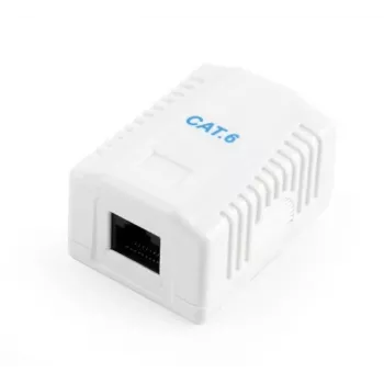 Gembird NCAC-1U6-01 caja de instalación Cat6 de superficie