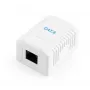 Gembird NCAC-1U6-01 Caja de instalación Cat6 de superficie