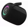 Altavoz portátil mono GEMBIRD GMB Audio SPK-BT-LED-05-BK — 8 W RMS, altavoz de 6,6 cm, Bluetooth, soporte MicroSD, cilindro negro